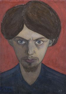 Self-portrait, 1902. Creator: Arosenius; Ivar (1878-1909)