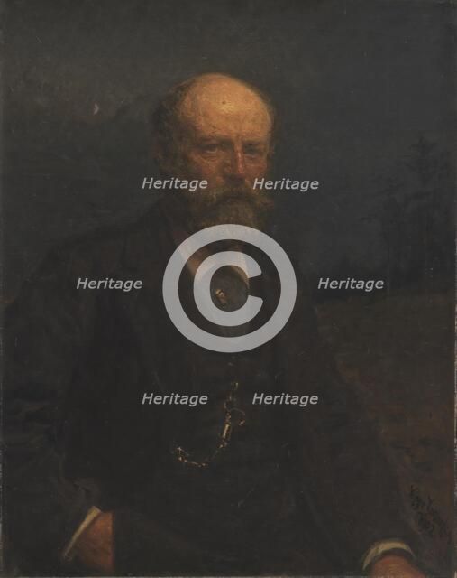 Self-Portrait, 1902. Creator: Viggo Johansen.