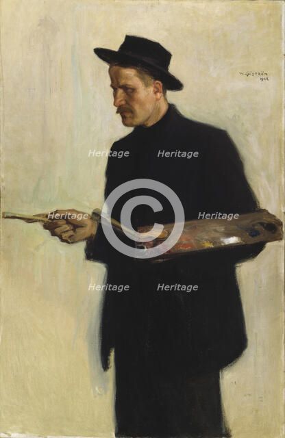 Self-Portrait, 1902. Creator: Vilho Sjöström.