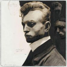 Self-Portrait, 1903. Creator: Spilliaert, Léon (1881-1946)