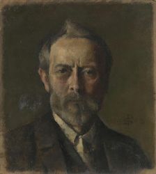 Self portrait, 1903. Creator: Peter Alfred Schou