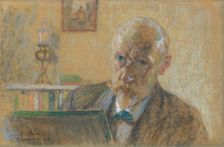 Self-portrait, 1915. Creator: Emile Claus