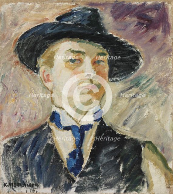 Self-Portrait, 1915. Creator: Kosti Merilainen.