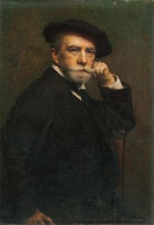 Self-portrait, 1915. Creator: Leopold Horovitz