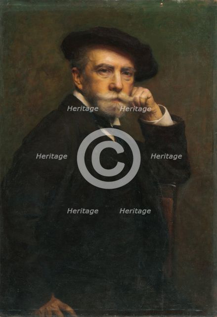 Self-portrait, 1915. Creator: Leopold Horovitz.