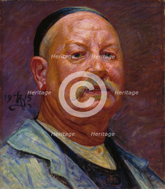 Self-portrait, 1915. Creator: Zahrtmann; Kristian (1843-1917).