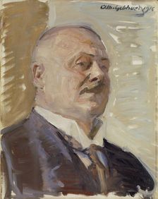 Self-Portrait, 1916. Creator: Albert Gebhard