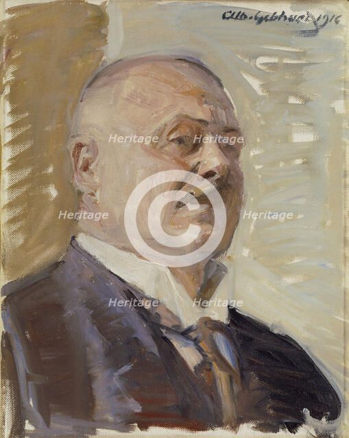 Self-Portrait, 1916. Creator: Albert Gebhard.