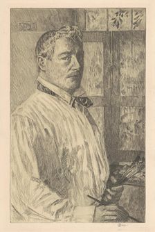 Self-Portrait, 1916. Creator: Frederick Childe Hassam