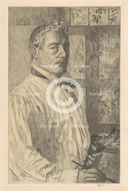Self-Portrait, 1916. Creator: Frederick Childe Hassam.