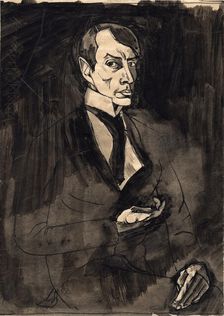 Self-portrait, 1916. Creator: Kazaks, Jekabs (1895-1920)