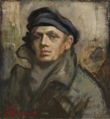 Self Portrait, 1916. Creator: Jalmari Ruokokoski