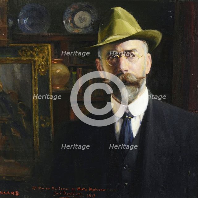 Self-portrait, 1917. Creator: José Benlliure y Gil.