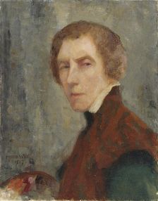 Self-Portrait, 1917. Creator: Maria Wiik