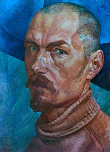 Self-Portrait 1918. Artist: Kuz'ma Petrov-Vodkin