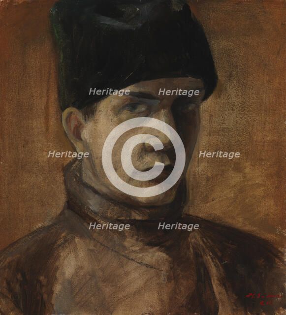 Self-Portrait, 1918. Creator: Henry Ericsson.