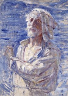 Self portrait, 1918. Creator: Johan Axel Gustav Acke