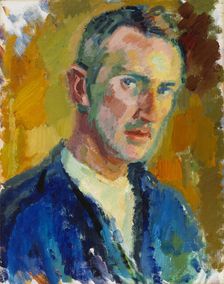 Self-Portrait, 1918. Creator: Magnus Enckell