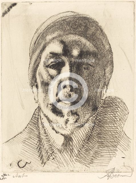 Self-Portrait, 1919. Creator: Paul Albert Besnard.