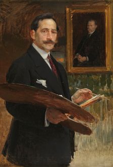 Self-portrait, 1910. Creator: Enric Simonet Lombardo