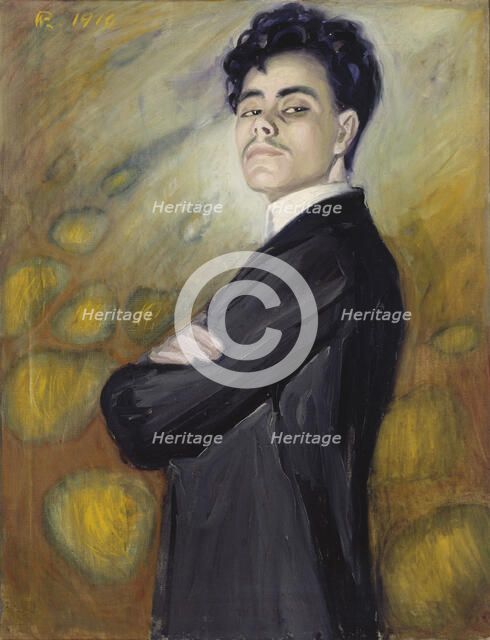 Self-Portrait, 1910. Creator: Valle Rosenberg.