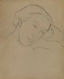 Self-Portrait, 1910s. Artist: Lermontova, Nadezhda Vladimirovna (1885-1921)