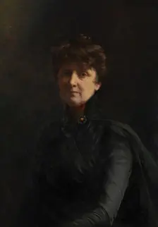 Self portrait, 1911. Creator: Asta Norregaard