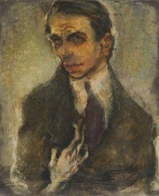 Self-portrait, 1911. Creator: Oppenheimer, Max (1885-1954)