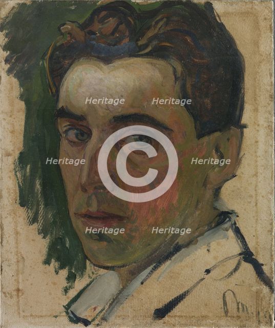 Self-portrait, 1911. Creator: Moggioli, Umberto (1886-1919).
