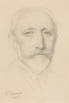 Self-Portrait, 1912. Creator: Fernand Cormon (French, 1845-1924)