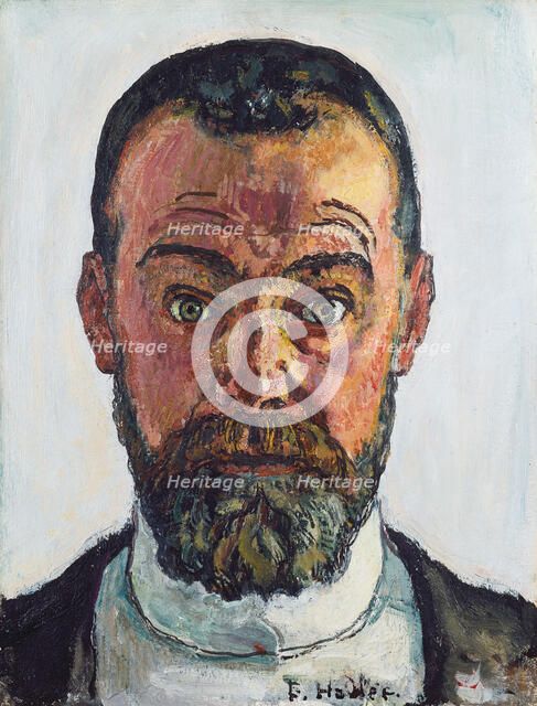 Self-Portrait, 1912. Creator: Hodler, Ferdinand (1853-1918).