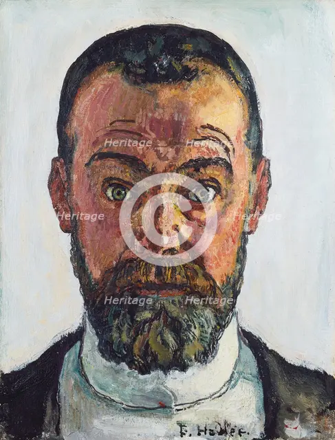 Self-Portrait, 1912. Creator: Hodler, Ferdinand (1853-1918).