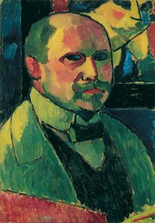 Self-Portrait, 1912. Creator: Javlensky, Alexei, von (1864-1941)