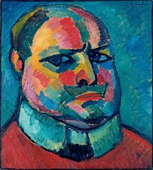 Self-portrait, 1912. Creator: Javlensky, Alexei, von (1864-1941)