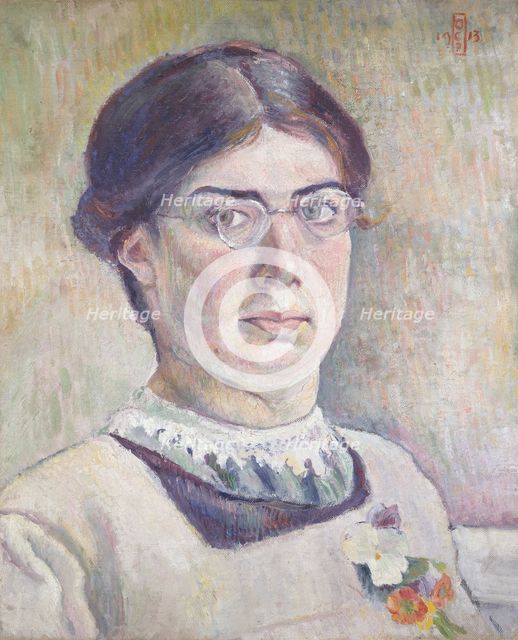 Self-portrait, 1913. Artist: Orovida Camille Pissarro.