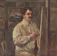 Self-Portrait, 1924-1925. Creator: Gustav Mally