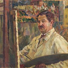 Self-Portrait, 1924. Creator: Gustav Mally
