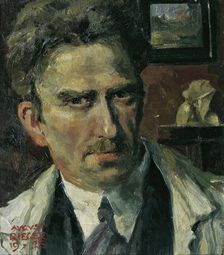 Self-portrait, 1925. Creator: August Rieger