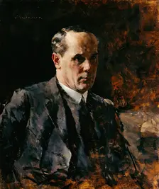 Self-portrait, 1925. Creator: Fritz Rojka