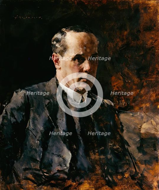 Self-portrait, 1925. Creator: Fritz Rojka.