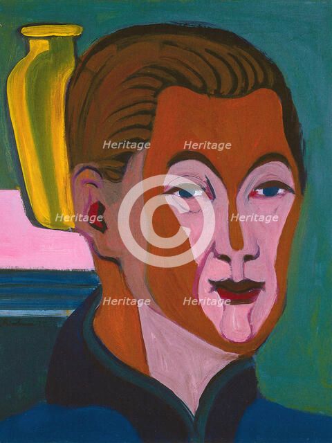 Self-Portrait, 1925. Creator: Kirchner, Ernst Ludwig (1880-1938).