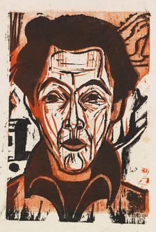 Self-Portrait, 1926. Creator: Kirchner, Ernst Ludwig (1880-1938)