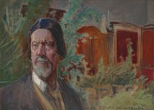 Self-Portrait, 1926. Creator: Jacek Malczewski