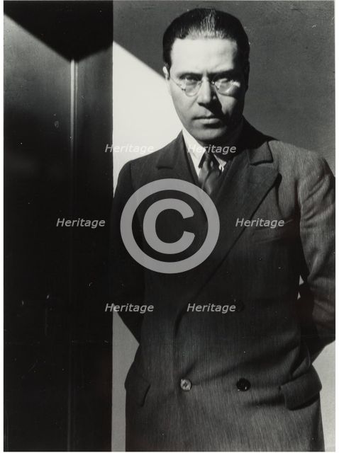 Self-Portrait, 1926. Creator: Moholy-Nagy, Laszlo (1895-1946).