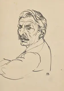 Self-portrait, 1927. Creator: Franz Barwig the Elder