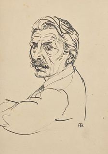 Self-portrait, 1927. Creator: Franz Barwig the Elder