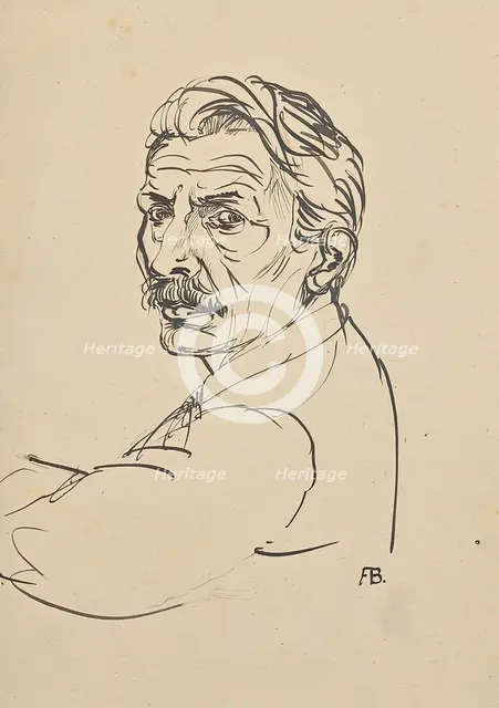 Self-portrait, 1927. Creator: Franz Barwig the Elder.
