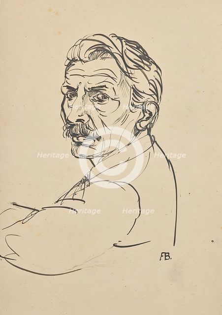 Self-portrait, 1927. Creator: Franz Barwig the Elder.