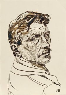 Self-portrait, 1927. Creator: Franz Barwig the Elder