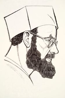 Self-Portrait, 1927, (wood engraving)